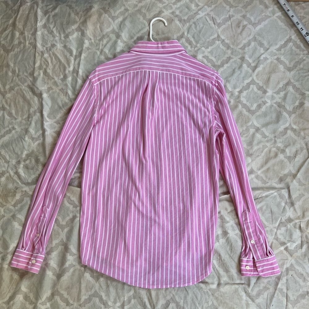 Ralph Lauren Pink Striped Men's Shirt - Picture 2 of 9